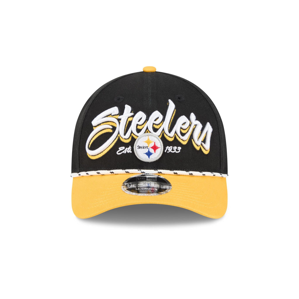 Pittsburgh Steelers Team Loyal 9FORTY M-Crown Snapback Hat