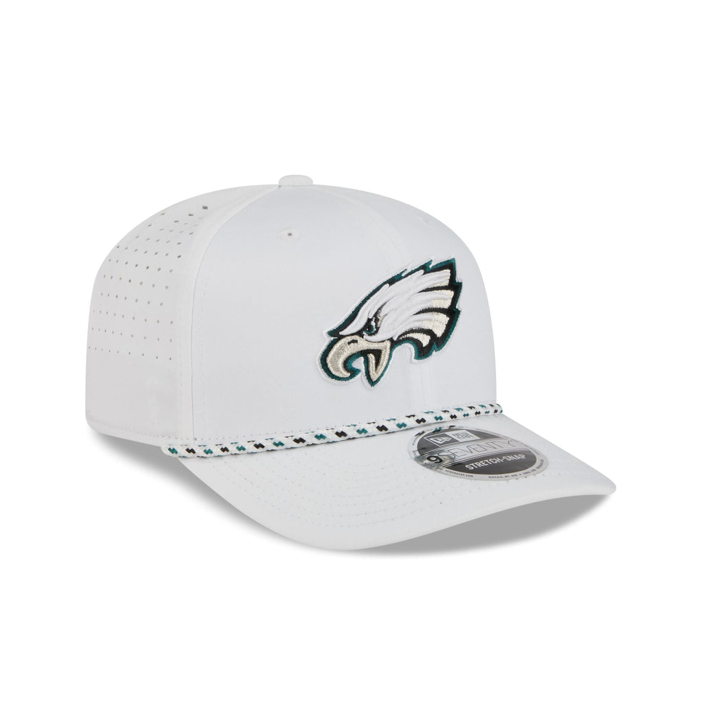 Philadelphia Eagles Optic White Performance Rope 9SEVENTY Stretch-Snap Hat