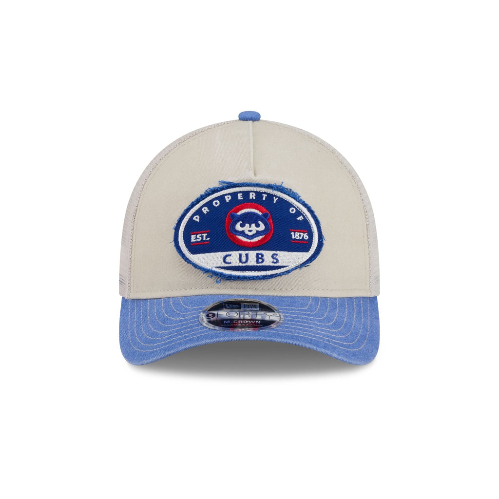 Chicago Cubs Frayed 9FORTY M-Crown A-Frame Trucker Hat