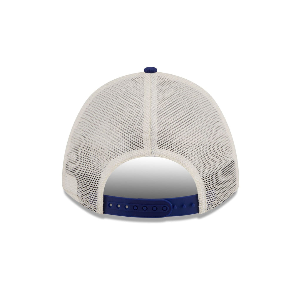 Los Angeles Dodgers Retro Chrome Women's White 9FORTY M-Crown A-Frame Trucker Hat