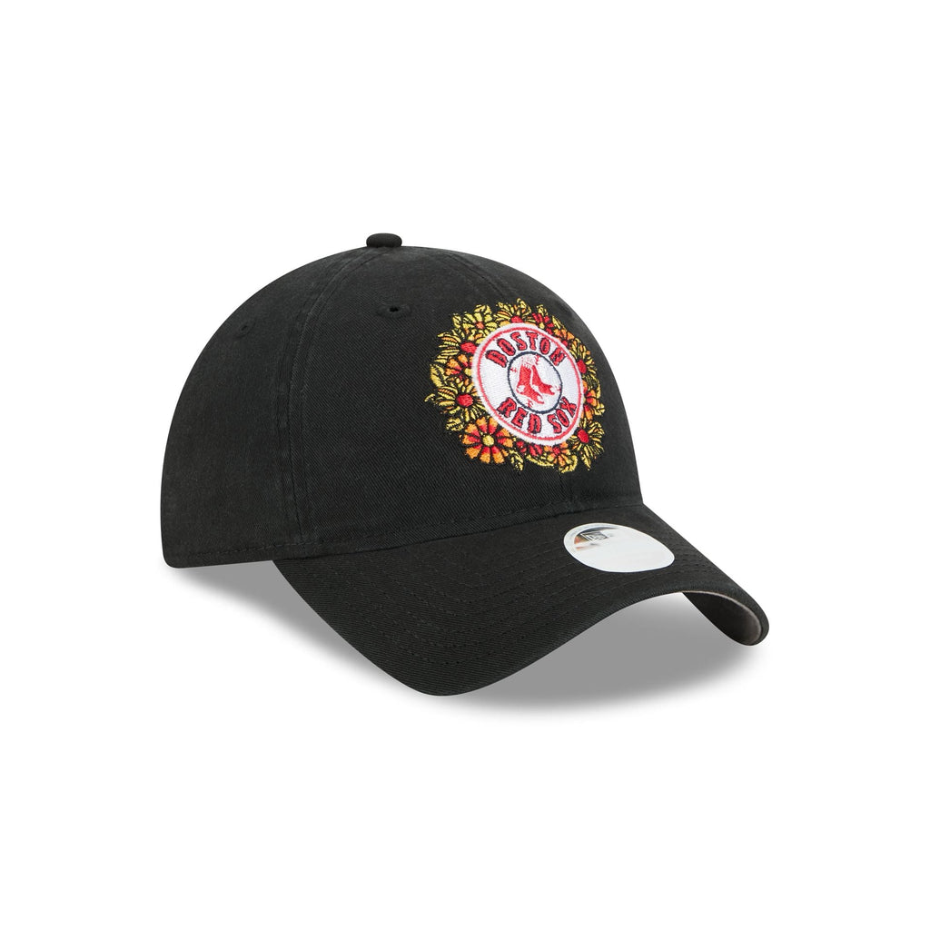 Boston Red Sox Day of the Dead Floral 9TWENTY Adjustable Hat