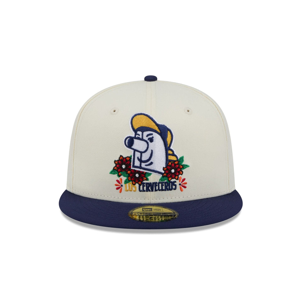 Milwaukee Brewers Day of the Dead Sugar Skull Mascot 59FIFTY Fitted Hat
