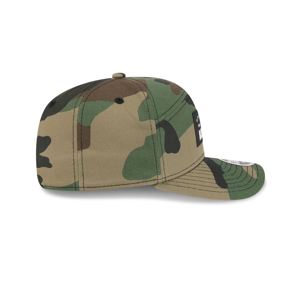 Houston Astros Property of Patch Camo Split Panel 9SEVENTY Stretch-Snap Hat