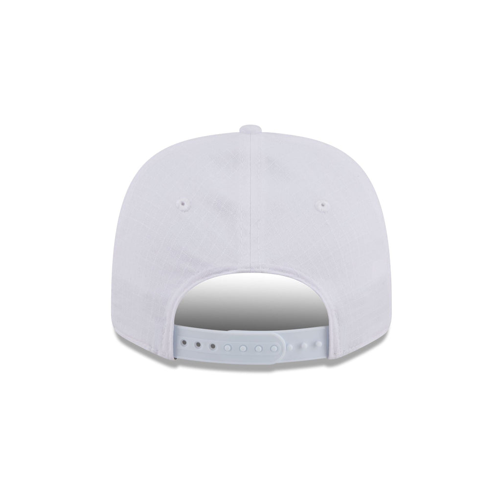 Los Angeles Dodgers Circle Logo White Split Panel 9SEVENTY Stretch-Snap Hat