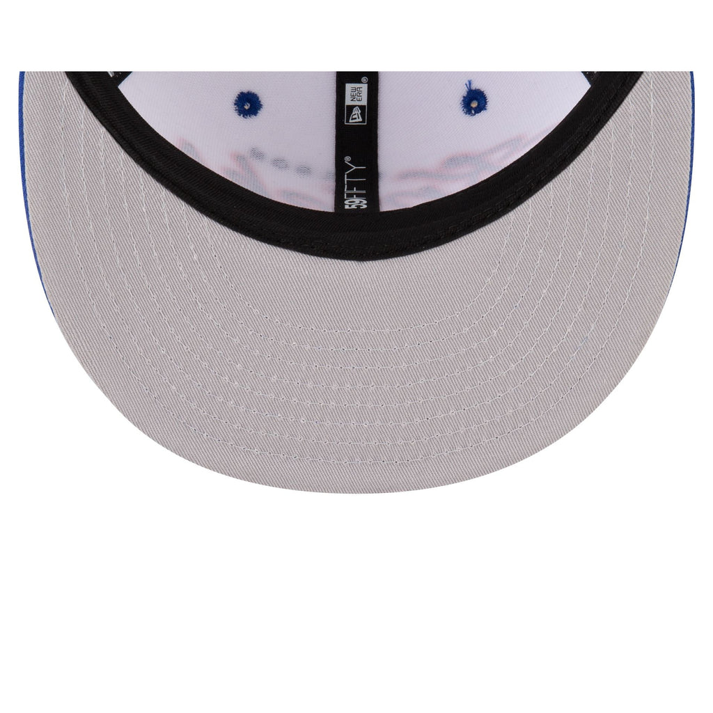 Malbon x New York Knicks White 59FIFTY Fitted Hat