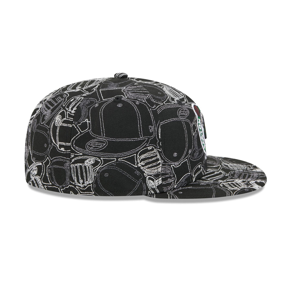 Boston Celtics Cap Scramble 59FIFTY Fitted Hat