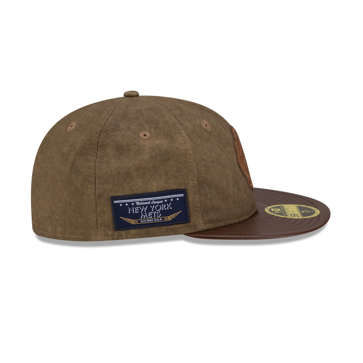 New York Mets Utility Linen Retro Crown 59FIFTY Fitted Hat