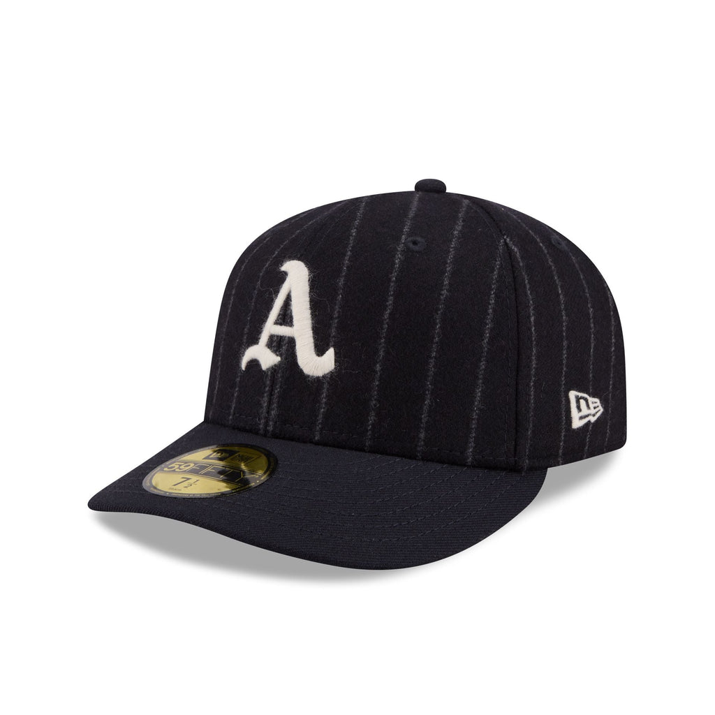Athletics Pinstripe Merino & Cashmere Moon 59FIFTY Fitted Hat