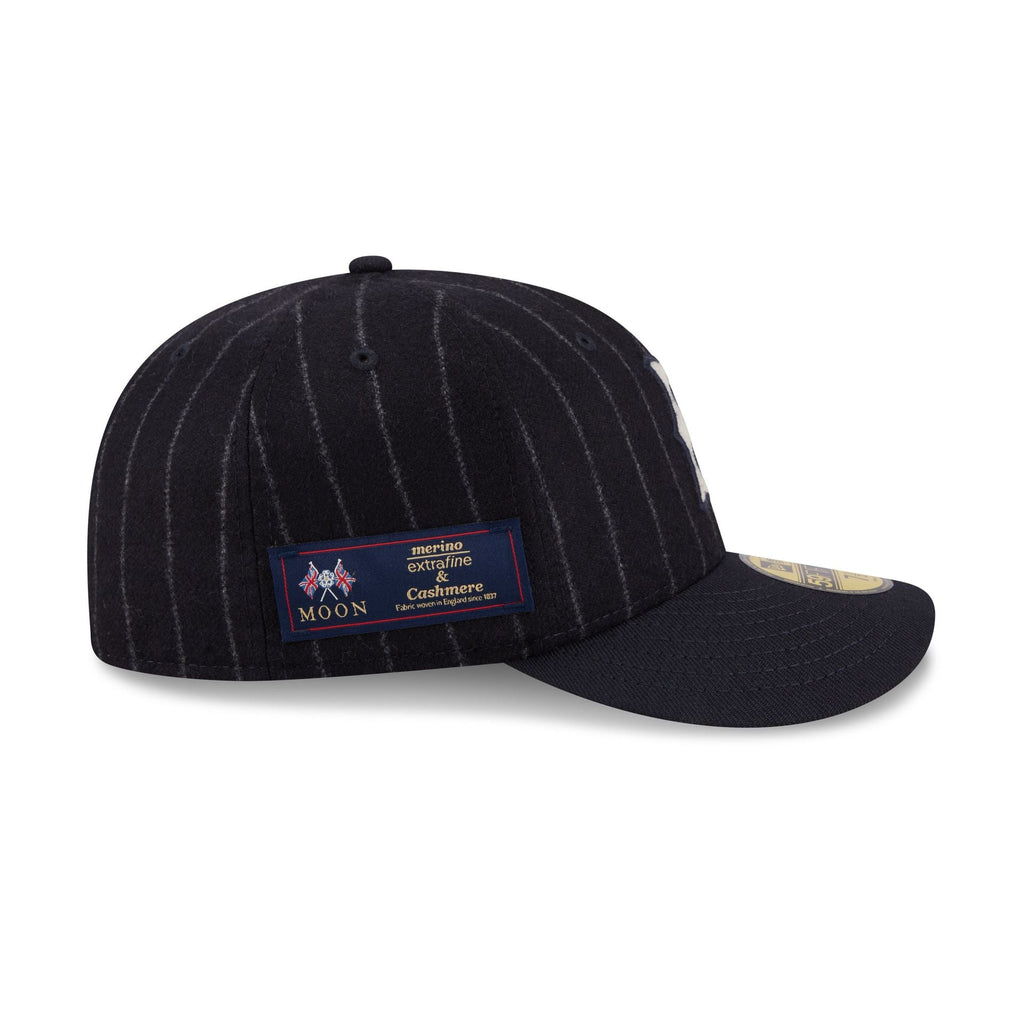 Boston Red Sox Pinstripe Merino & Cashmere Moon 59FIFTY Fitted Hat