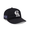 Los Angeles Angels Navy Merino & Cashmere Moon Retro Crown 9FIFTY Adjustable Hat