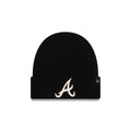 Atlanta Braves Cashmere Black Cuff Knit Hat