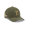 Texas Rangers Armed Forces Day 2026 9FORTY M-Crown A-Frame Snapback Hat