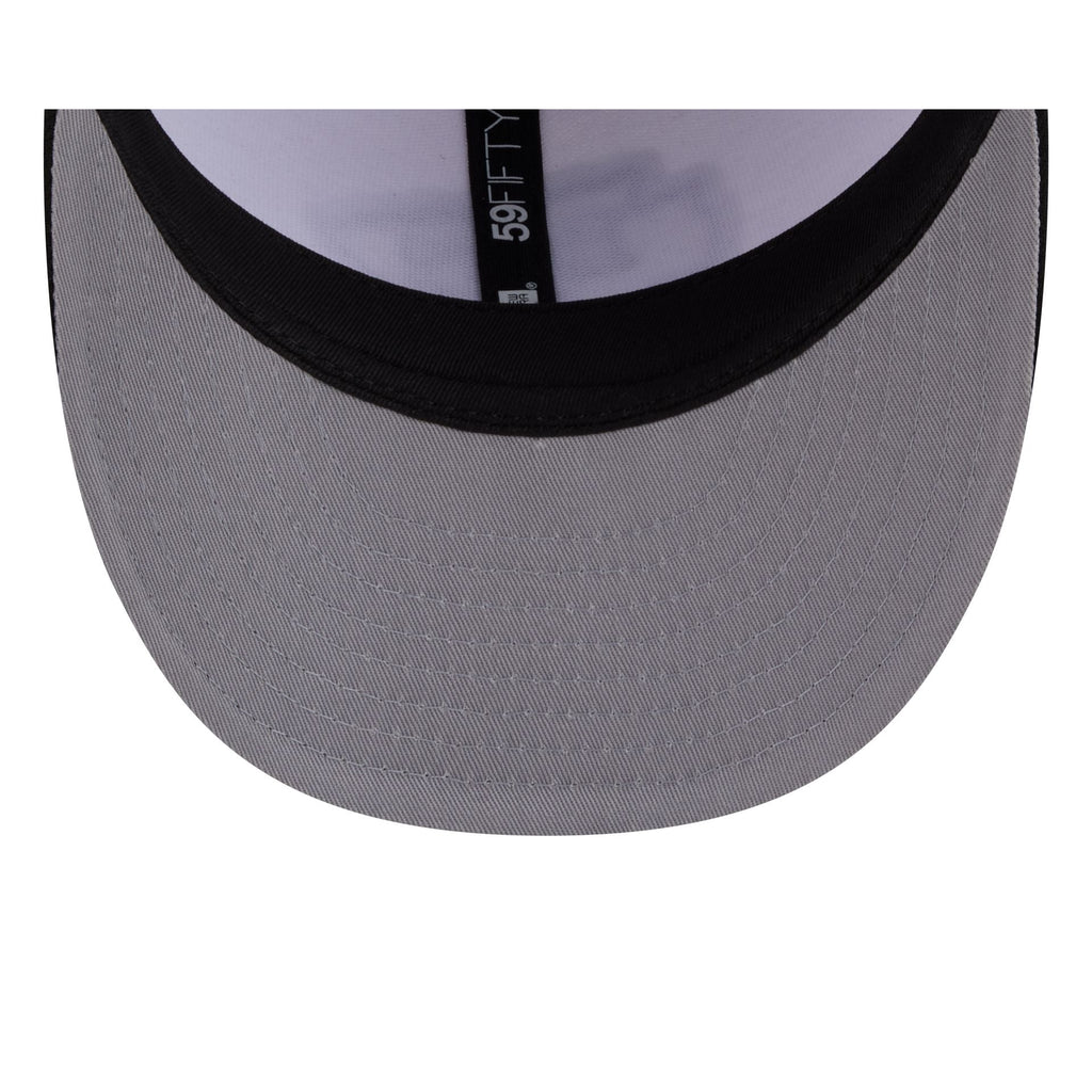 Kansas City Chiefs 2026 Draft Black and White 59FIFTY Fitted Hat