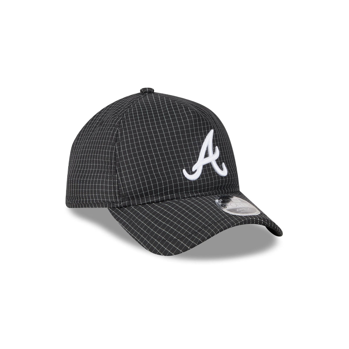 Atlanta Braves Grid 9FORTY APEX Snapback Hat