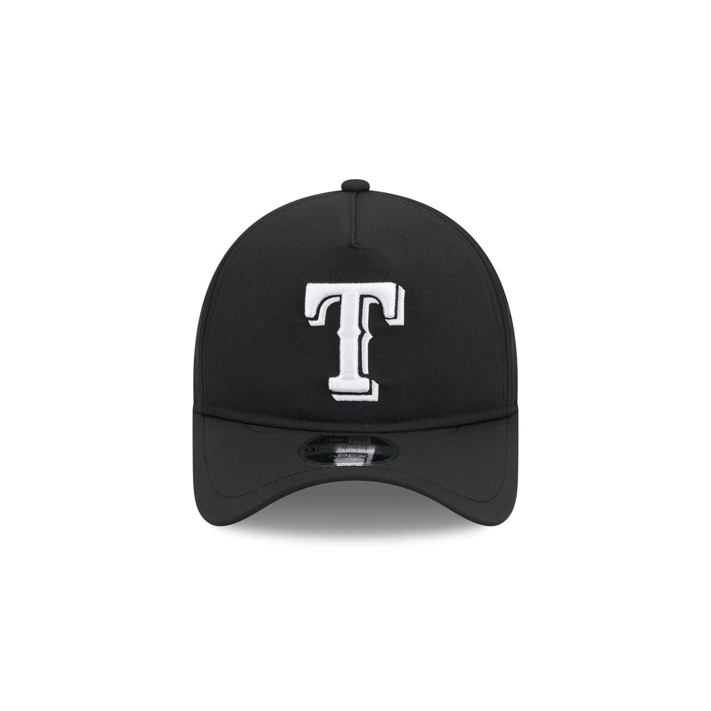 Texas Rangers Black 9FORTY APEX Snapback Hat