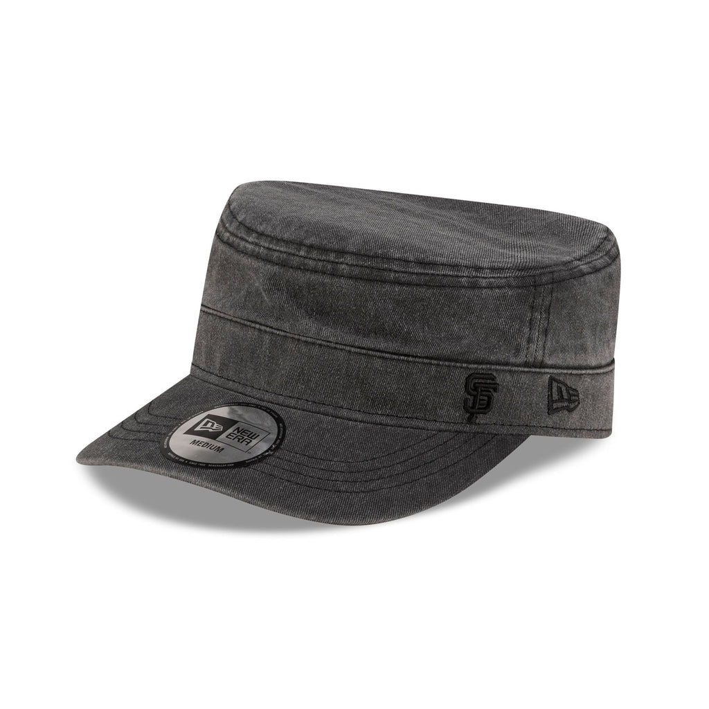 San Francisco Giants Pigment Dye Black Military Cap