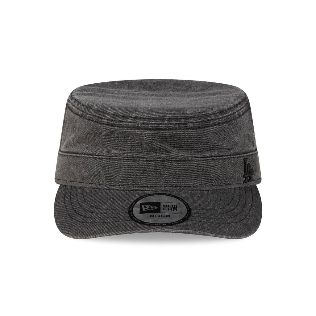 Los Angeles Dodgers Pigment Dye Black Military Cap