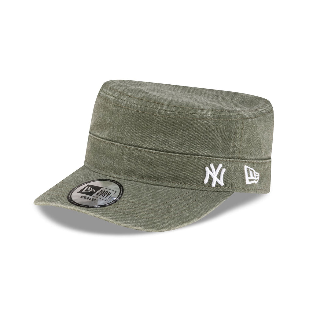 New York Yankees Pigment Dye Olive Military Cap