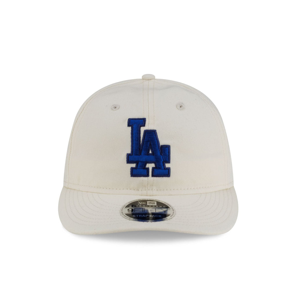Aim¨¦ Leon Dore Los Angeles Dodgers Chrome White Retro Crown 9FIFTY Strapback Hat
