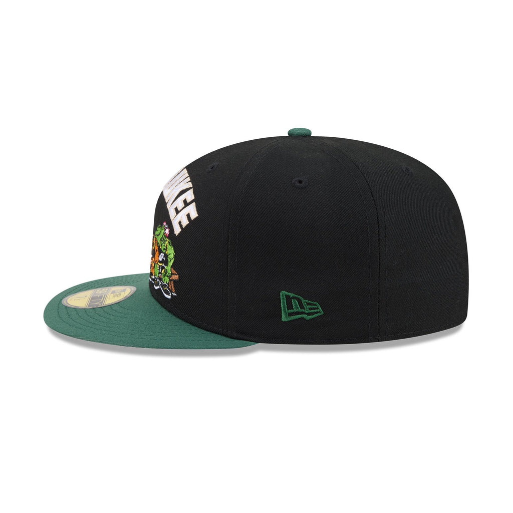 Space Jam x Milwaukee Bucks Monstars Black 59FIFTY Fitted Hat
