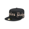 Los Angeles Dodgers Gothic Lettering Pillbox Hat