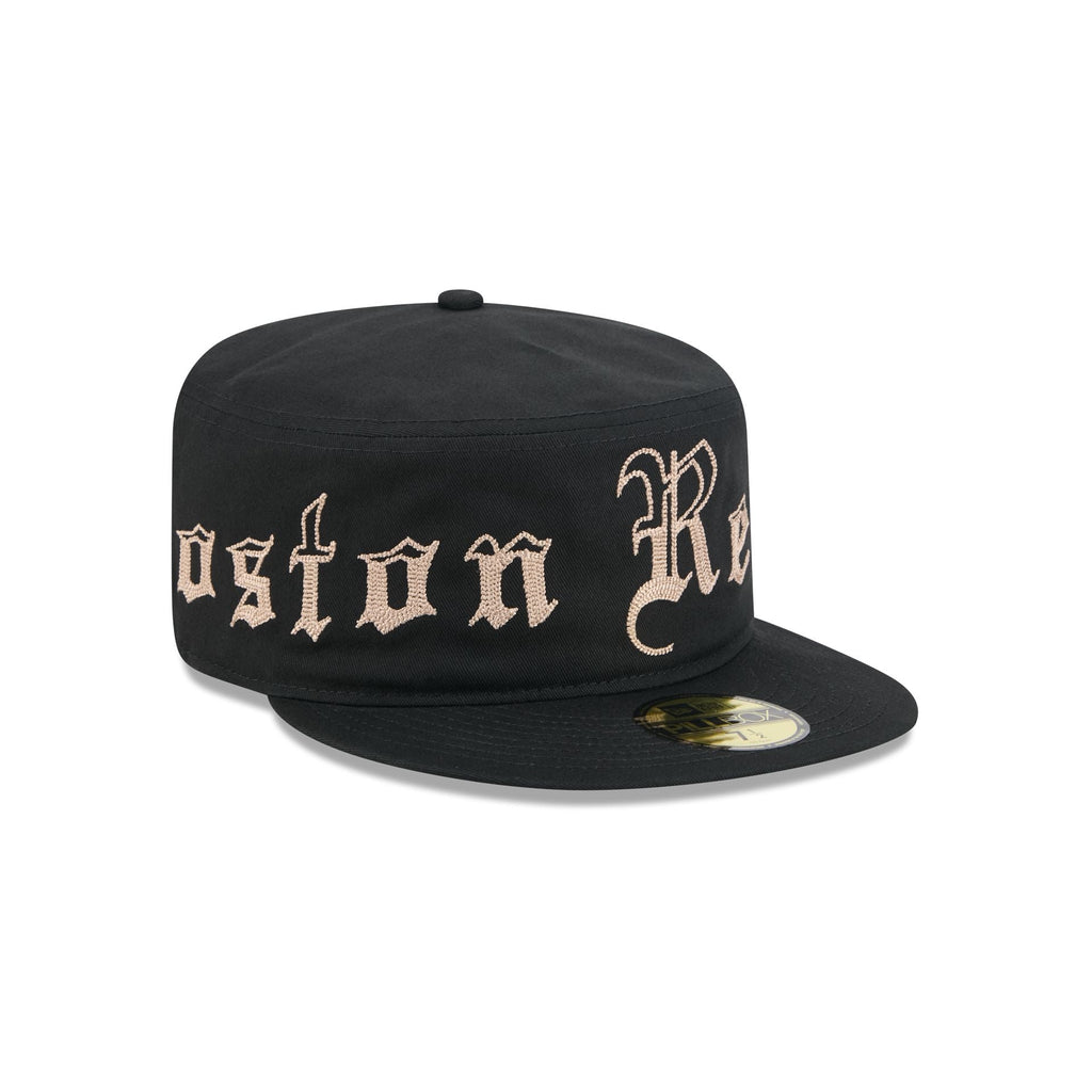 Boston Red Sox Gothic Lettering Pillbox Hat