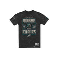 Philadelphia Eagles Throwback Washed Graphic Black T-Shirt