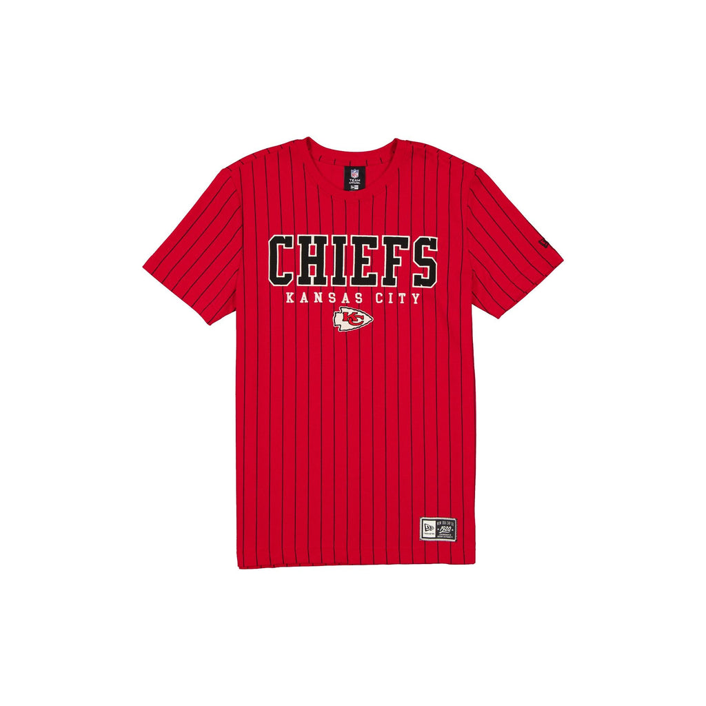 Kansas City Chiefs Throwback Pinstripe Varsity T-Shirt