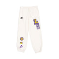 Los Angeles Lakers Women's Chrome White Varsity Sweatpants