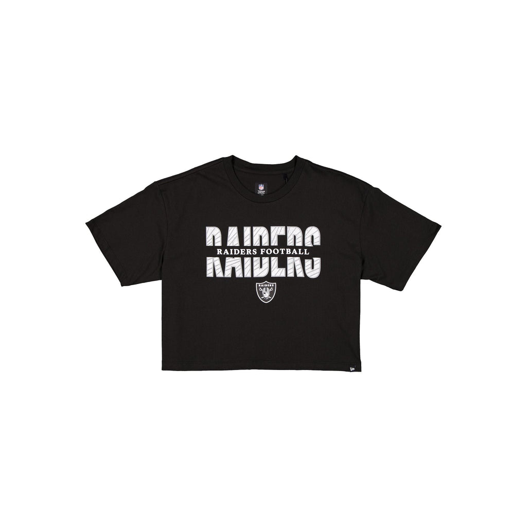 Las Vegas Raiders Women's Cropped Split T-Shirt
