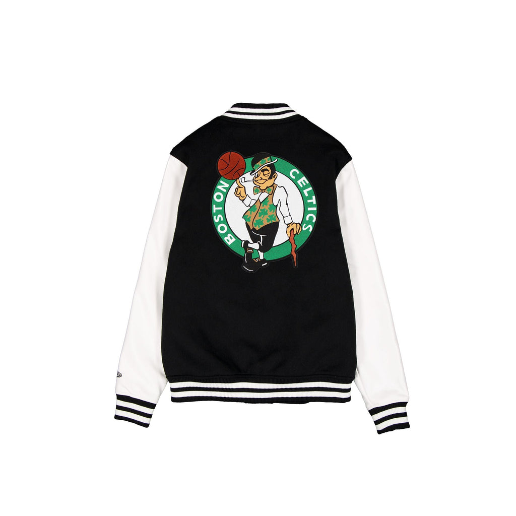 Boston Celtics Black & White Varsity Jacket