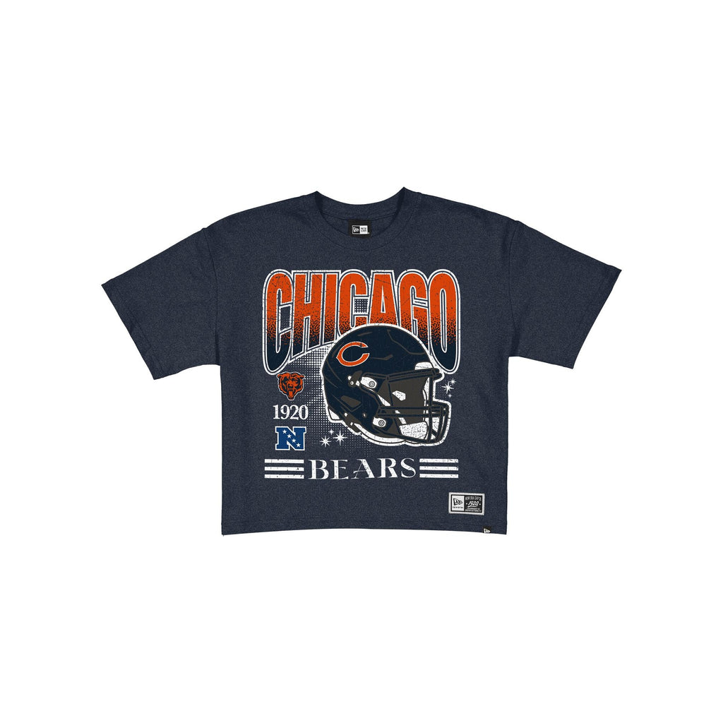 Chicago Bears Women's Throwback Cropped Graphic T-Shirt