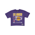Los Angeles Lakers Women's Throwback Cropped Graphic T-Shirt