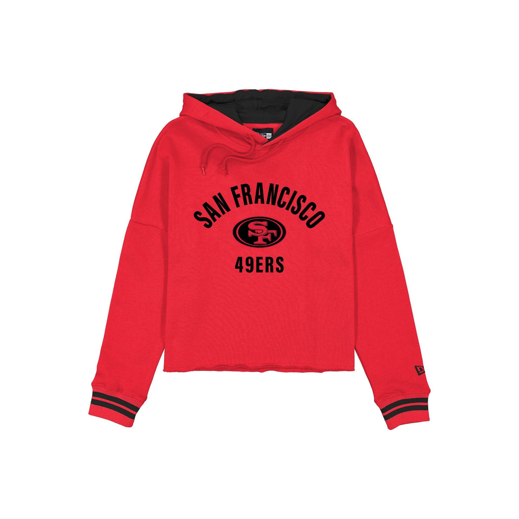 San Francisco 49ers Women's Collegiate Cropped Hoodie