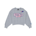 Buffalo Bills Women's Heather Gray Glitter Crewneck