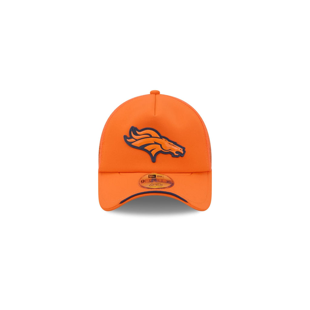 Denver Broncos 2026 Sideline Kids 9FORTY APEX Trucker Hat