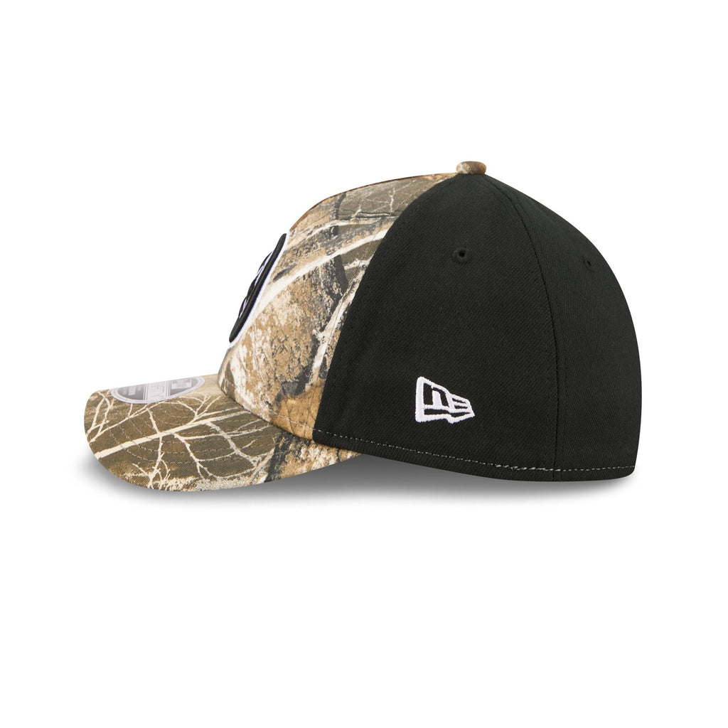 Pittsburgh Steelers Poly Realtree 39THIRTY M-Crown A-Frame Stretch Fit Hat