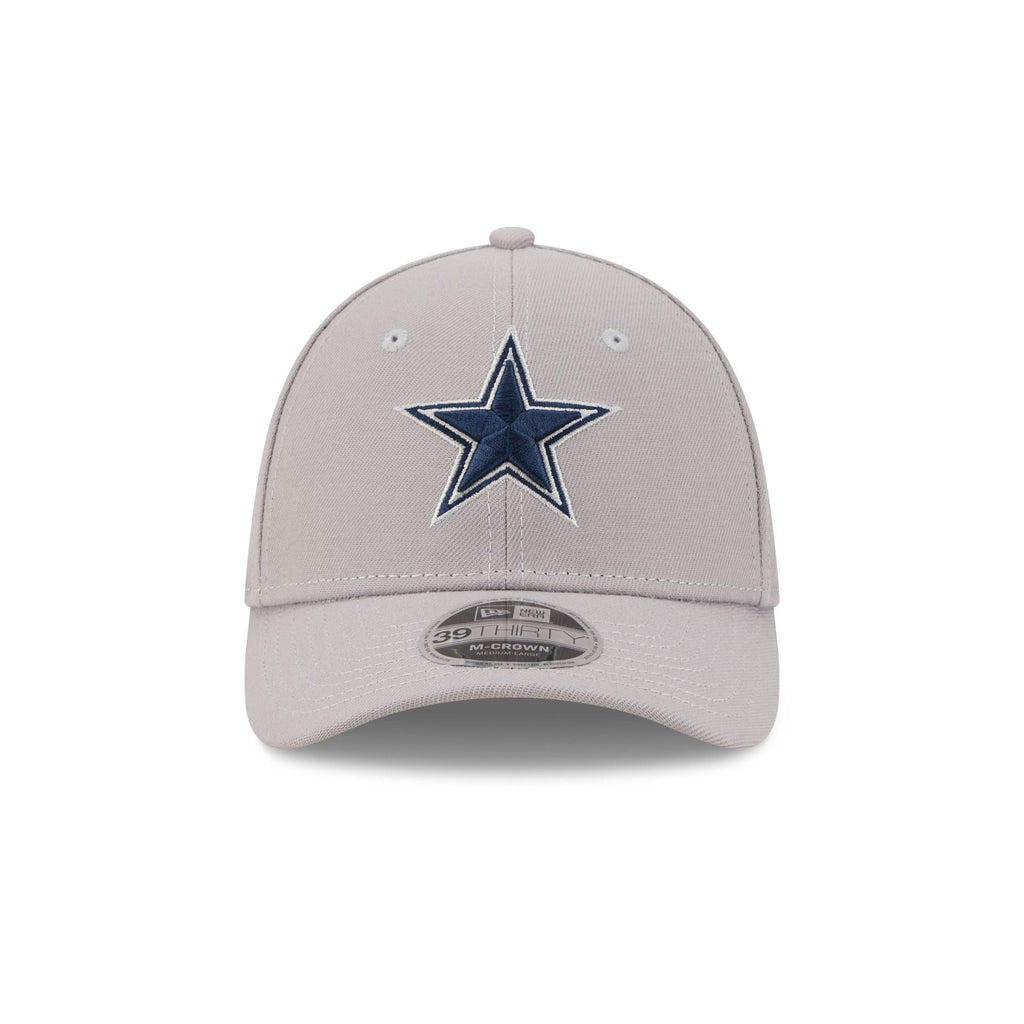 Dallas Cowboys Poly Gray 39THIRTY M-Crown Stretch Fit Hat