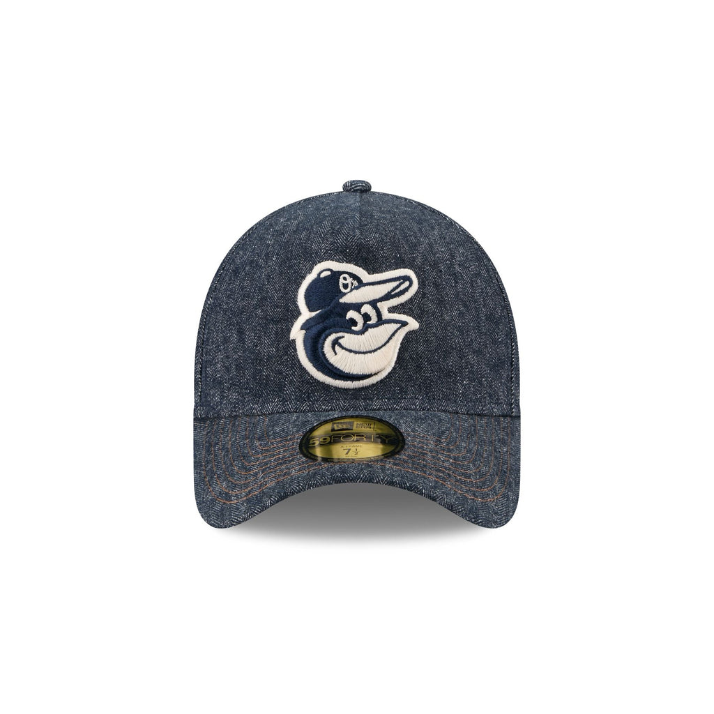 Baltimore Orioles Denim 59FORTY A-Frame Fitted Hat