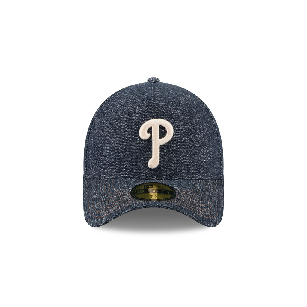 Philadelphia Phillies Denim 59FORTY A-Frame Fitted Hat