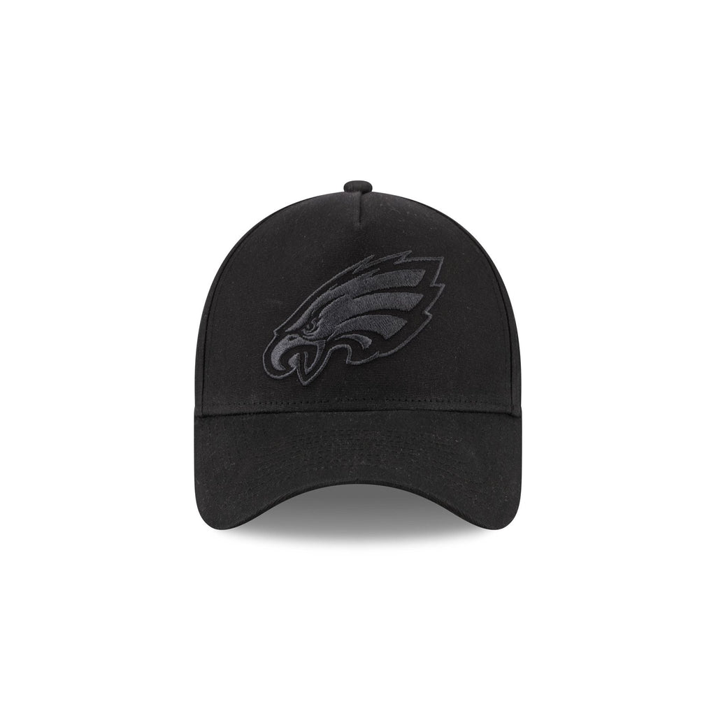 Philadelphia Eagles Waxed Canvas Black 59FORTY A-Frame Fitted Hat