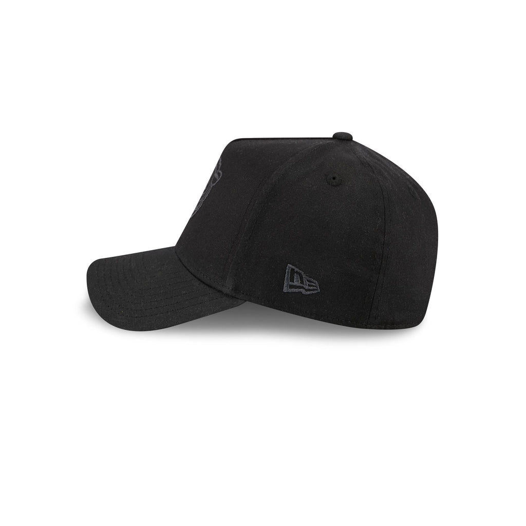 Chicago Bears Waxed Canvas Black 59FORTY A-Frame Fitted Hat
