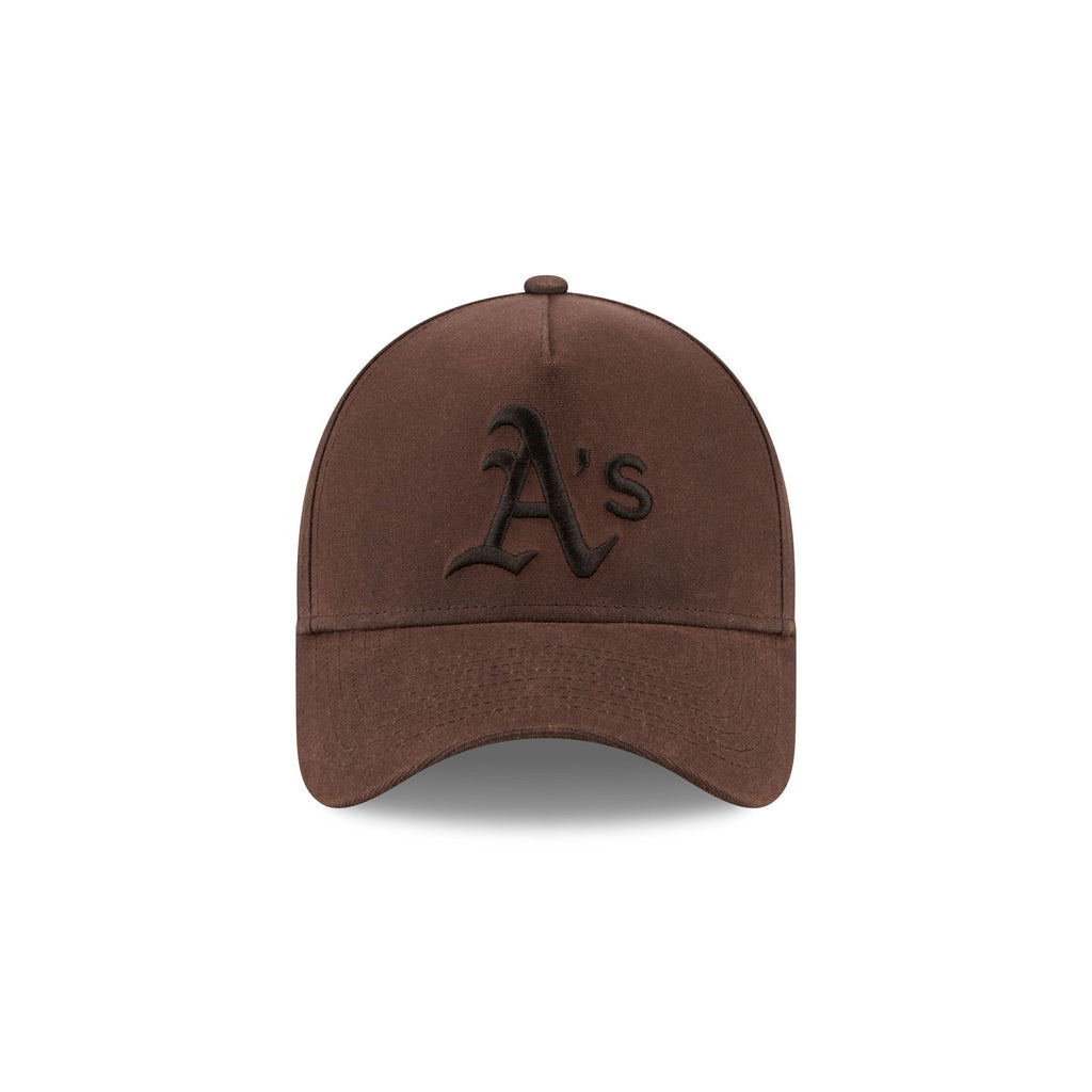 Athletics Waxed Canvas Brown 59FORTY A-Frame Fitted Hat
