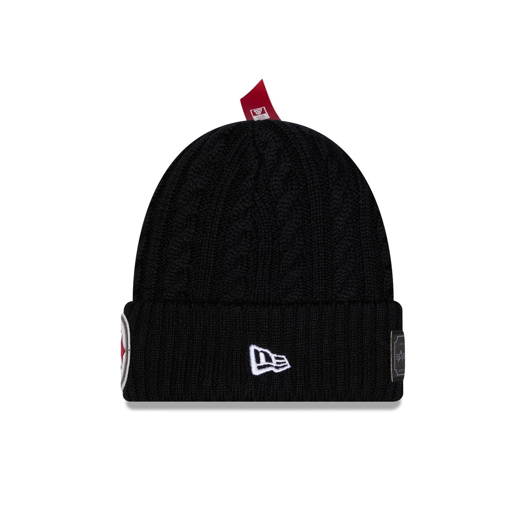 Alpha Industries x Pittsburgh Steelers Cable Knit Hat