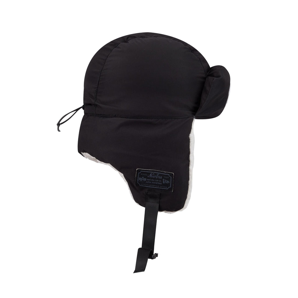 Alpha Industries x Chicago White Sox Black Puffer Trapper Hat