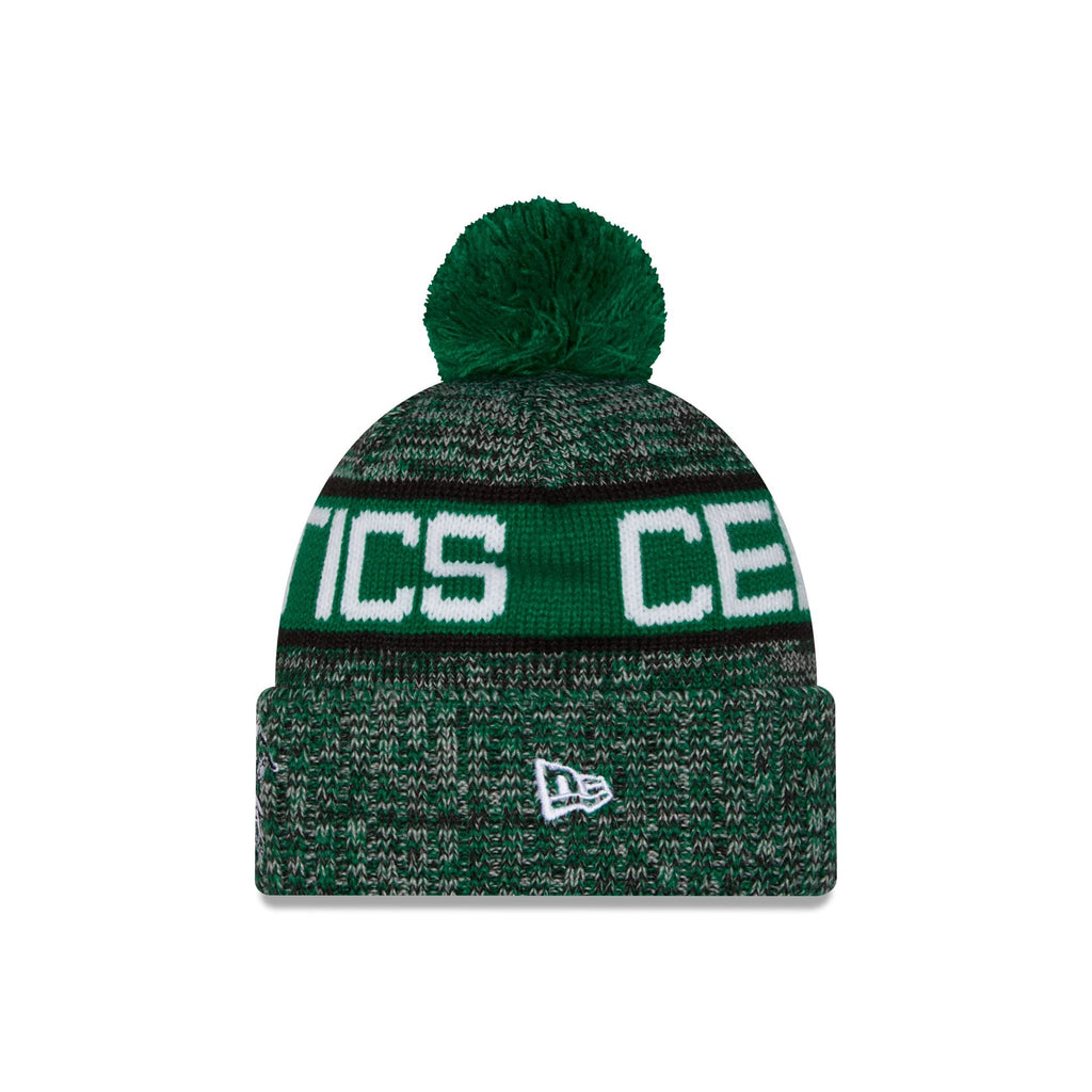 Boston Celtics Tri Color Pom Knit Hat