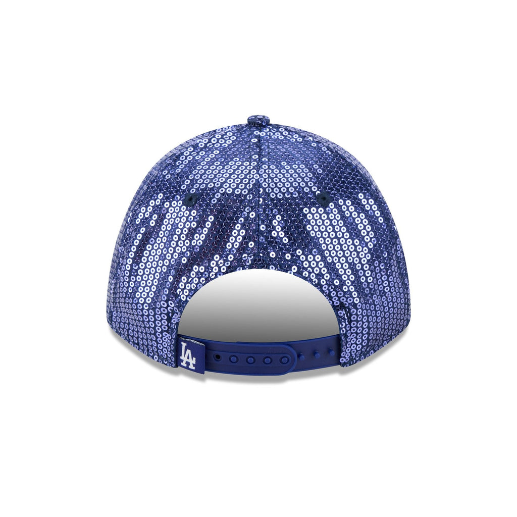 Los Angeles Dodgers Sequin Script Women's 9FORTY M-Crown Snapback Hat