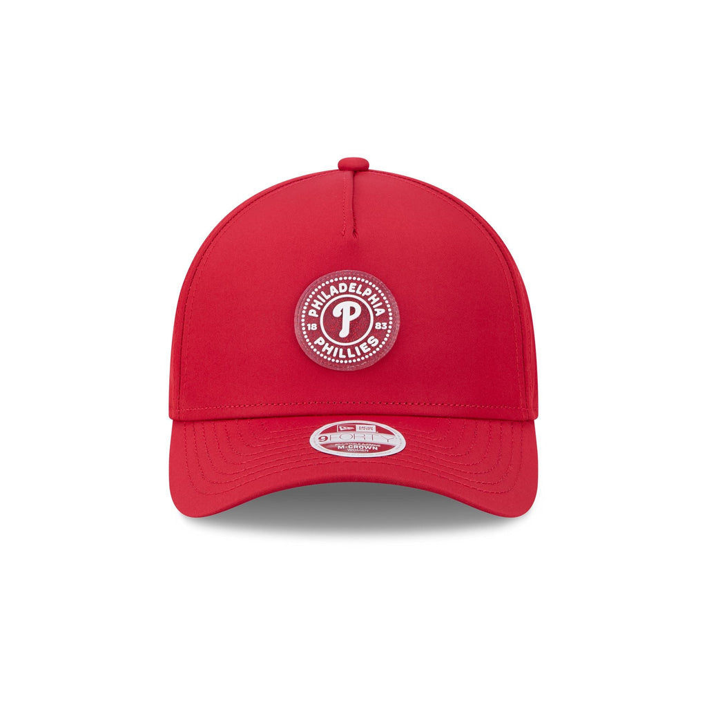 Philadelphia Phillies Glitter Patch Women's 9FORTY M-Crown A-Frame Snapback Hat