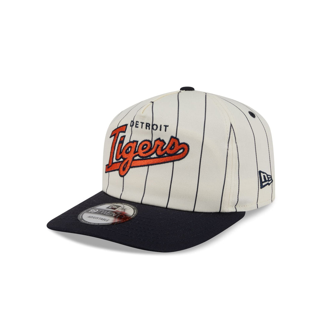 Detroit Tigers Chrome White Pinstripe 19TWENTY Snapback Hat