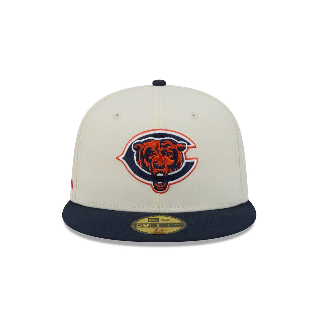 Chicago Bears Deceptor Chrome White 59FIFTY Fitted Hat